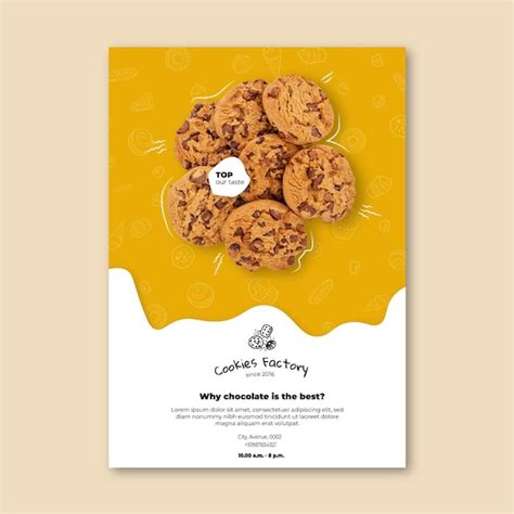 Cookie Flyer Template Free